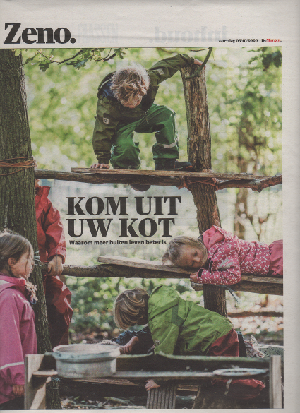 Cindy Huskens artikel Zeno magazine in Weekend De Morgen